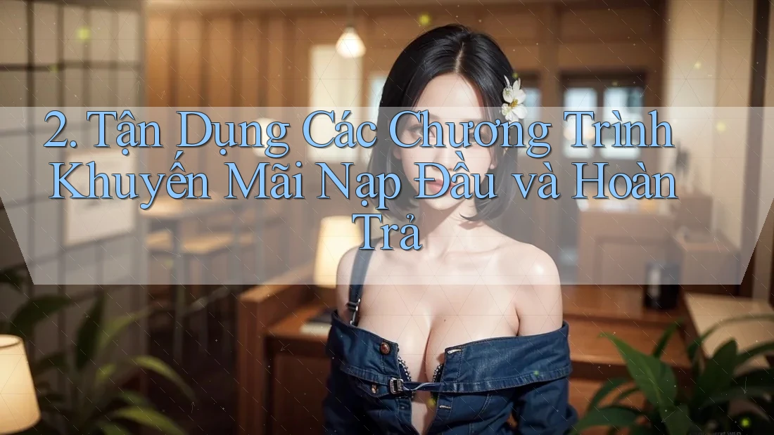 2. Tận Dụng Các Chương Trình Khuyến Mãi Nạp Đầu và Hoàn Trả