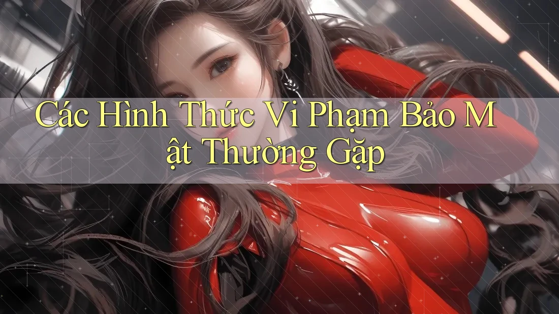 Các Hình Thức Vi Phạm Bảo Mật Thường Gặp Các Hình Thức Vi Phạm Bảo Mật Thường Gặp