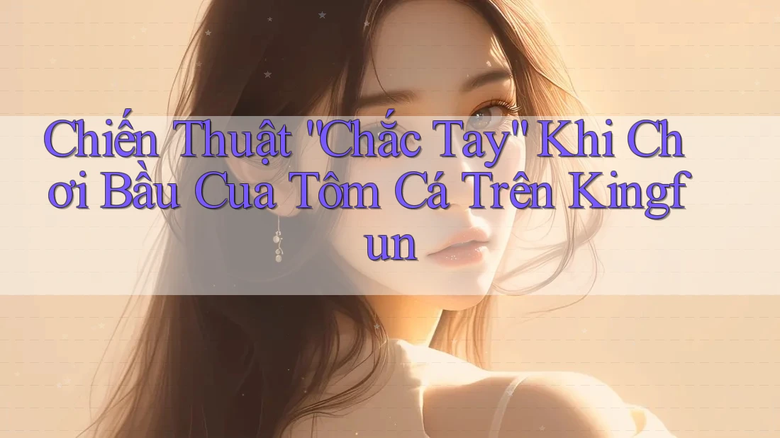 Chiến Thuật “Chắc Tay” Khi Chơi Bầu Cua Tôm Cá Trên Kingfun Chiến Thuật “Chắc Tay” Khi Chơi Bầu Cua Tôm Cá Trên Kingfun