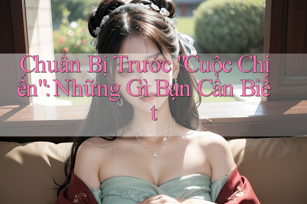 Chuẩn Bị Trước “Cuộc Chiến”: Những Gì Bạn Cần Biết