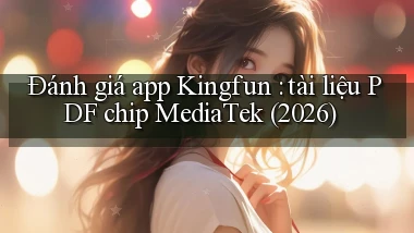 Đánh giá app Kingfun tài liệu PDF chip MediaTek (2026)