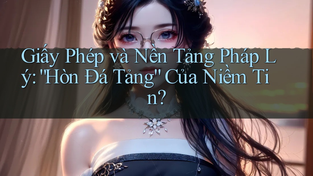 Giấy Phép và Nền Tảng Pháp Lý: “Hòn Đá Tảng” Của Niềm Tin?