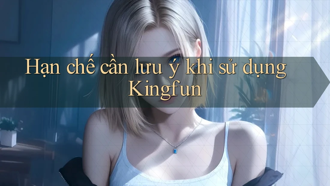 Hạn chế cần lưu ý khi sử dụng Kingfun