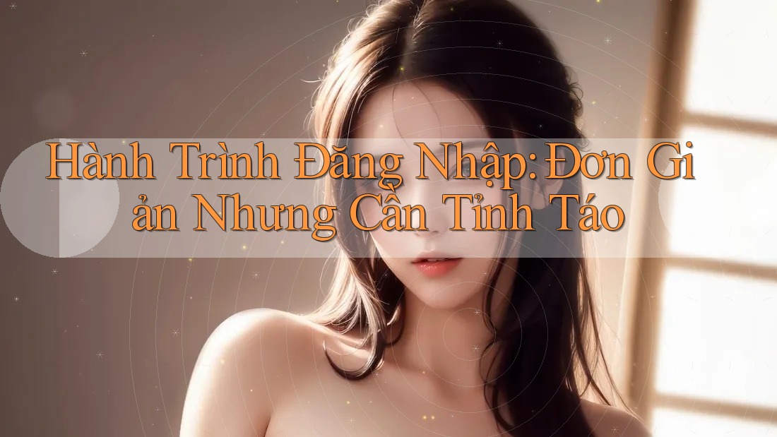 Hành Trình Đăng Nhập: Đơn Giản Nhưng Cần Tỉnh Táo