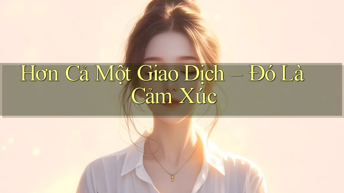 Hơn Cả Một Giao Dịch, Đó Là Cảm Xúc