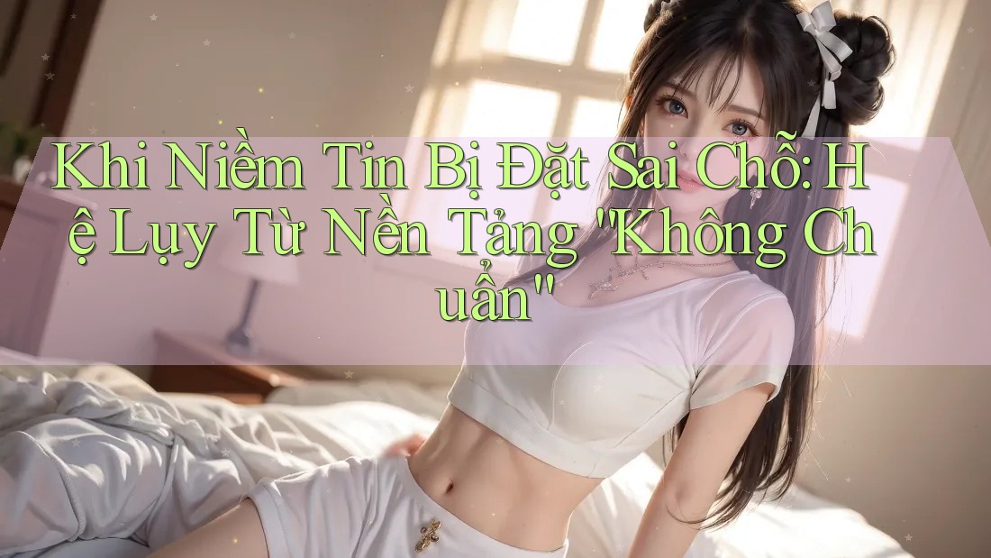 Khi Niềm Tin Bị Đặt Sai Chỗ: Hệ Lụy Từ Nền Tảng “Không Chuẩn”