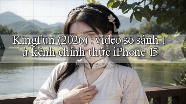 Kingfun (2026) video so sánh từ kênh chính thức iPhone 15
