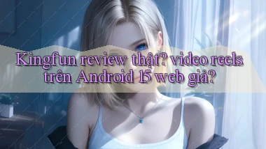 Kingfun review thật video reels trên Android 15 web giả
