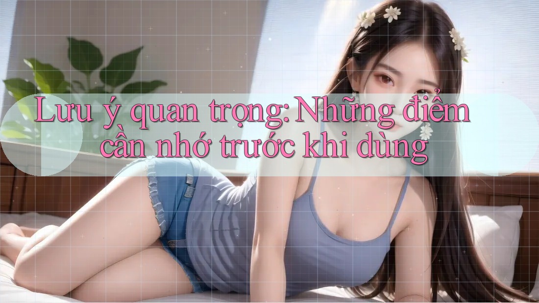 Lưu ý quan trọng: Những điểm cần nhớ trước khi dùng