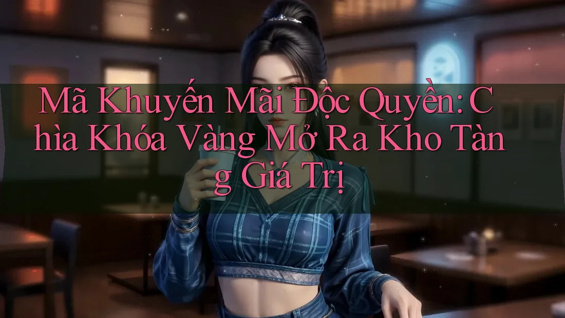 Mã Khuyến Mãi Độc Quyền: Chìa Khóa Vàng Mở Ra Kho Tàng Giá Trị Mã Khuyến Mãi Độc Quyền: Chìa Khóa Vàng Mở Ra Kho Tàng Giá Trị