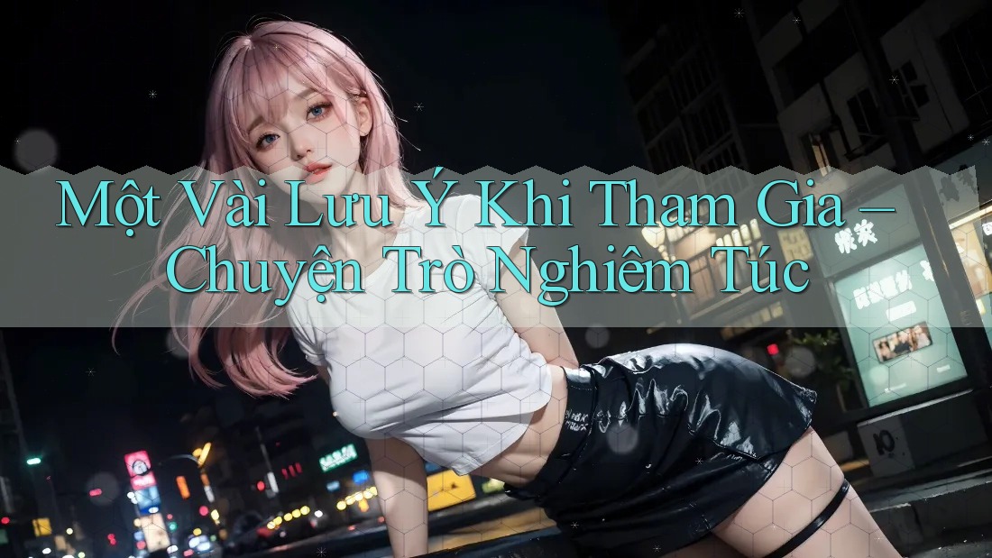 Một Vài Lưu Ý Khi Tham Gia – Chuyện Trò Nghiêm Túc Một Vài Lưu Ý Khi Tham Gia – Chuyện Trò Nghiêm Túc