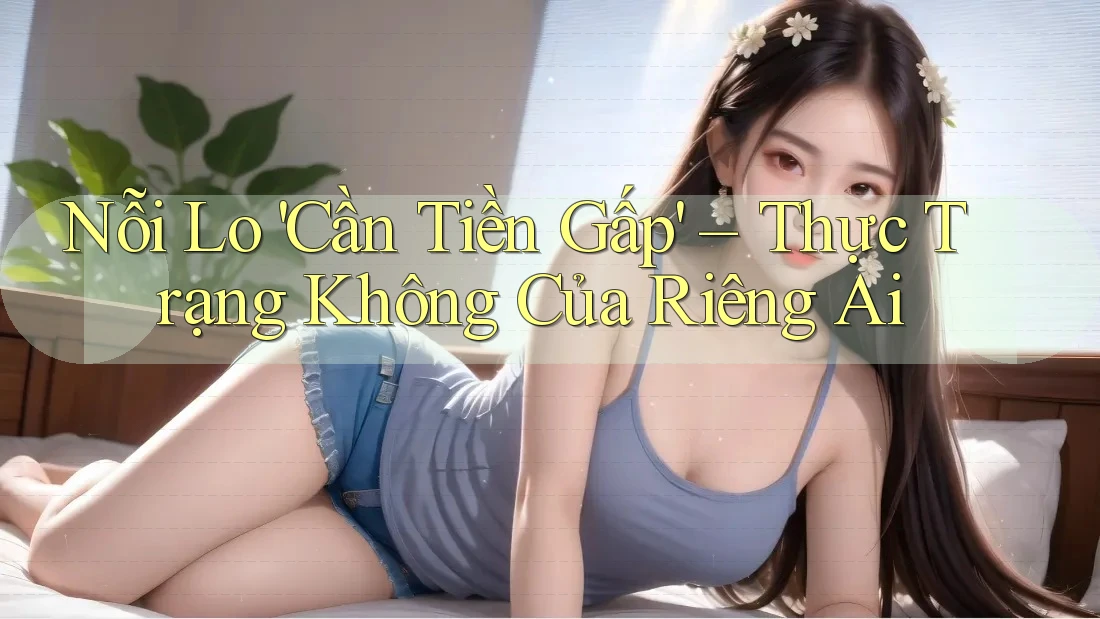 Nỗi Lo 'Cần Tiền Gấp' – Thực Trạng Không Của Riêng Ai Nỗi Lo 'Cần Tiền Gấp' – Thực Trạng Không Của Riêng Ai