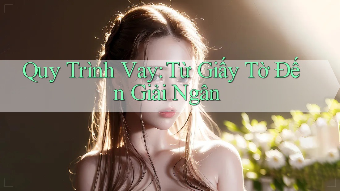 Quy Trình Vay: Từ Giấy Tờ Đến Giải Ngân