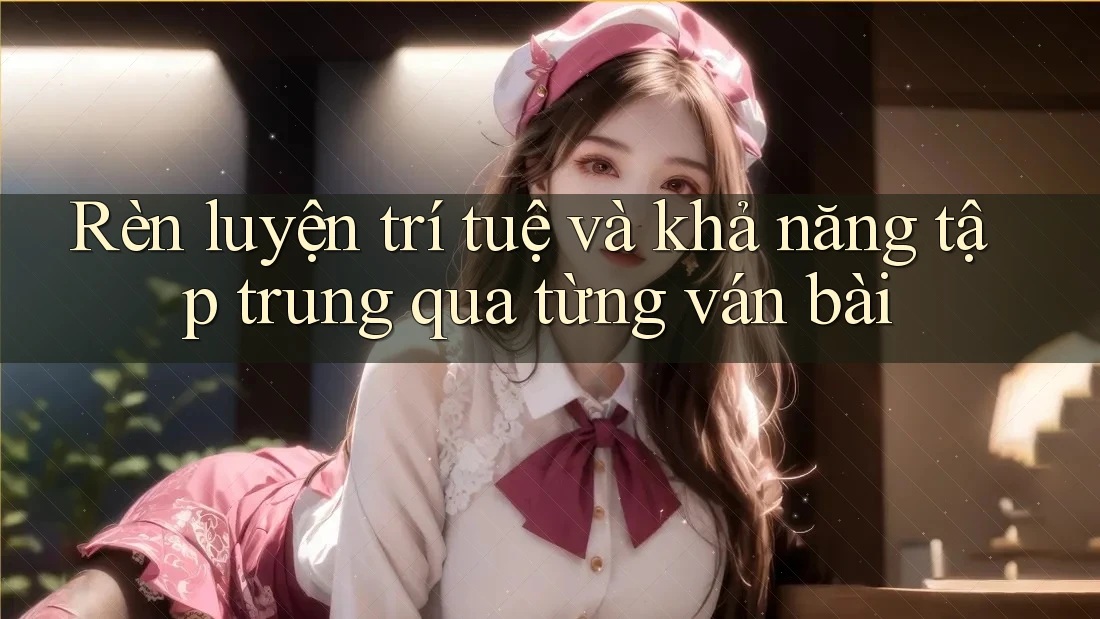 Rèn luyện trí tuệ và khả năng tập trung qua từng ván bài