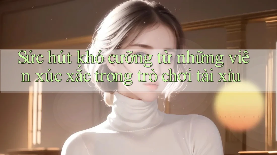 Sức hút khó cưỡng từ những viên xúc xắc trong trò chơi tài xỉu Sức hút khó cưỡng từ những viên xúc xắc trong trò chơi tài xỉu