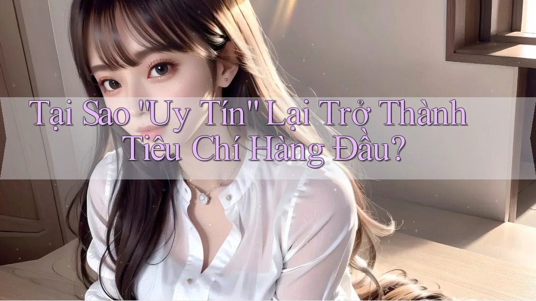 Tại Sao “Uy Tín” Lại Trở Thành Tiêu Chí Hàng Đầu?
