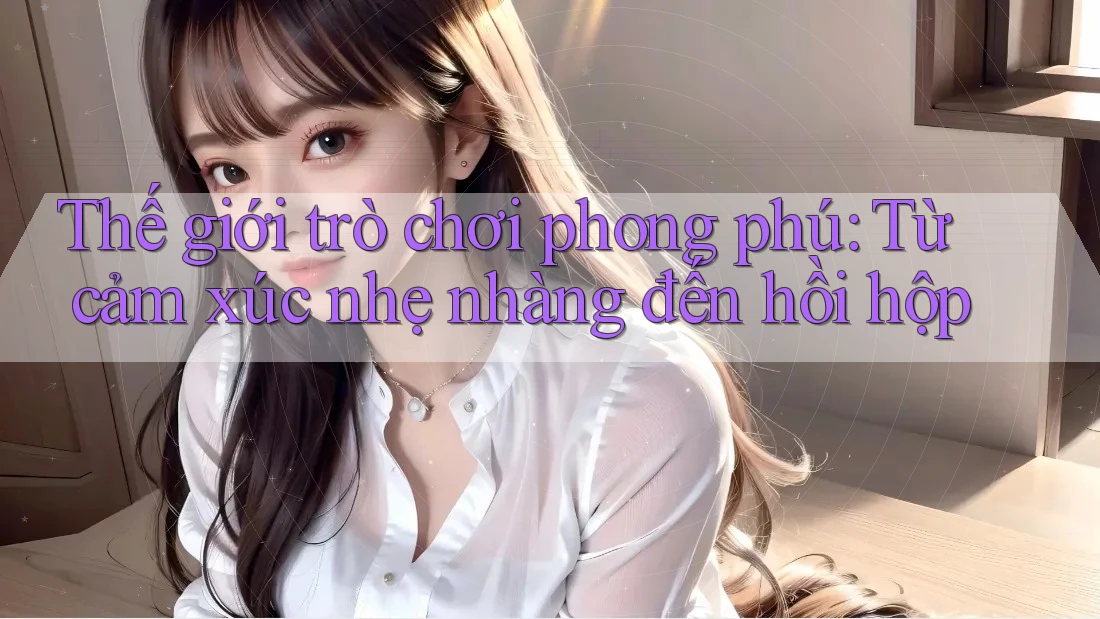 Thế giới trò chơi phong phú: Từ cảm xúc nhẹ nhàng đến hồi hộp