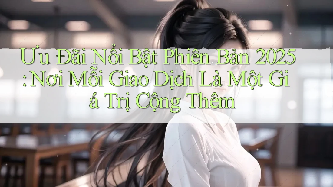 Ưu Đãi Nổi Bật Phiên Bản 2025: Nơi Mỗi Giao Dịch Là Một Giá Trị Cộng Thêm